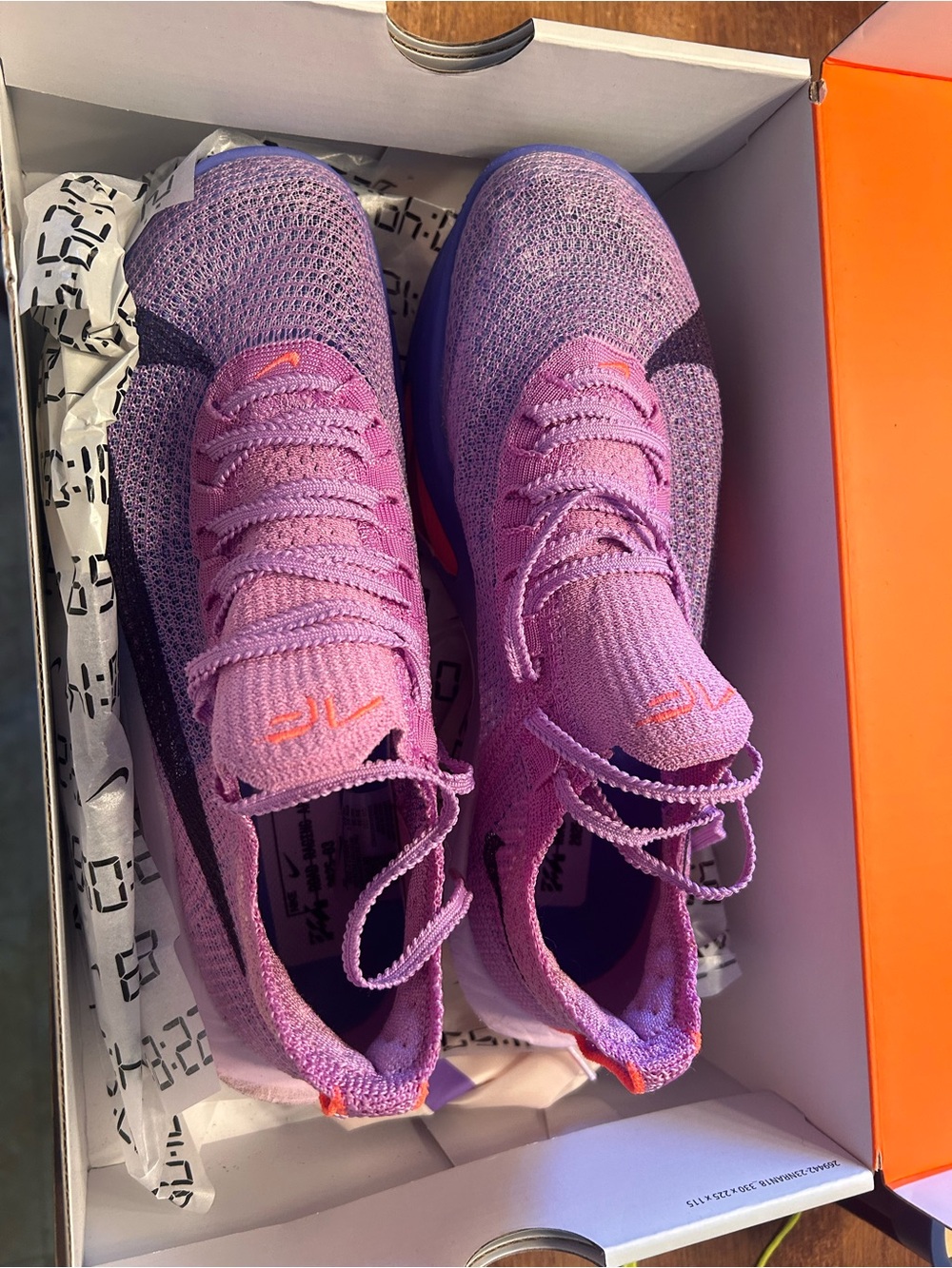 Nike Women’s Pink and Purple Air Zoom AlphaFly Racing Shoes